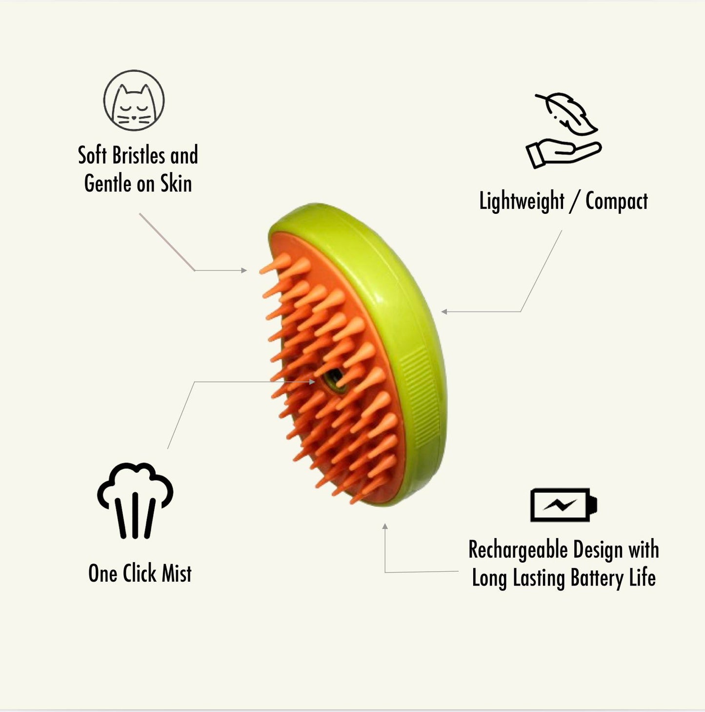 Purstine Pet Spray Brush